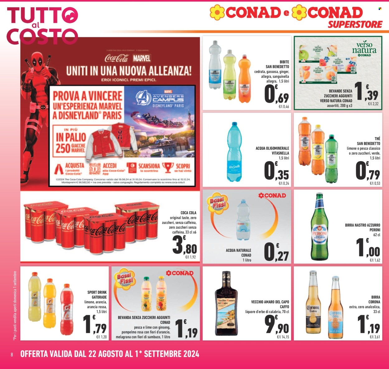 Volantino Conad Superstore - 22/8/2024 - 1/9/2024. Pagina 8