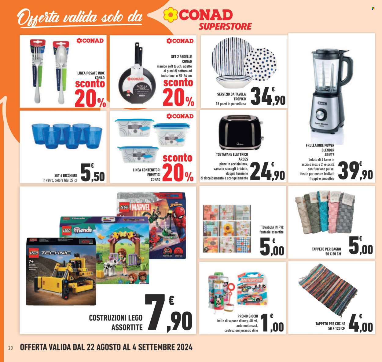Volantino Conad Superstore - 22/8/2024 - 1/9/2024. Pagina 20