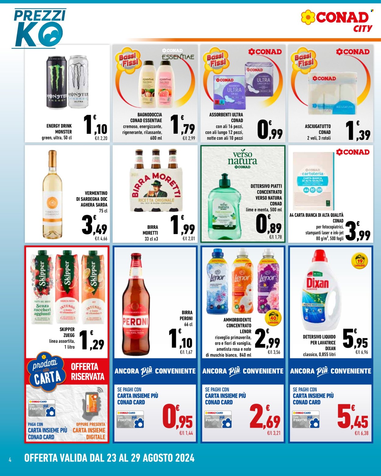 Volantino Conad City - 23/8/2024 - 29/8/2024. Pagina 4