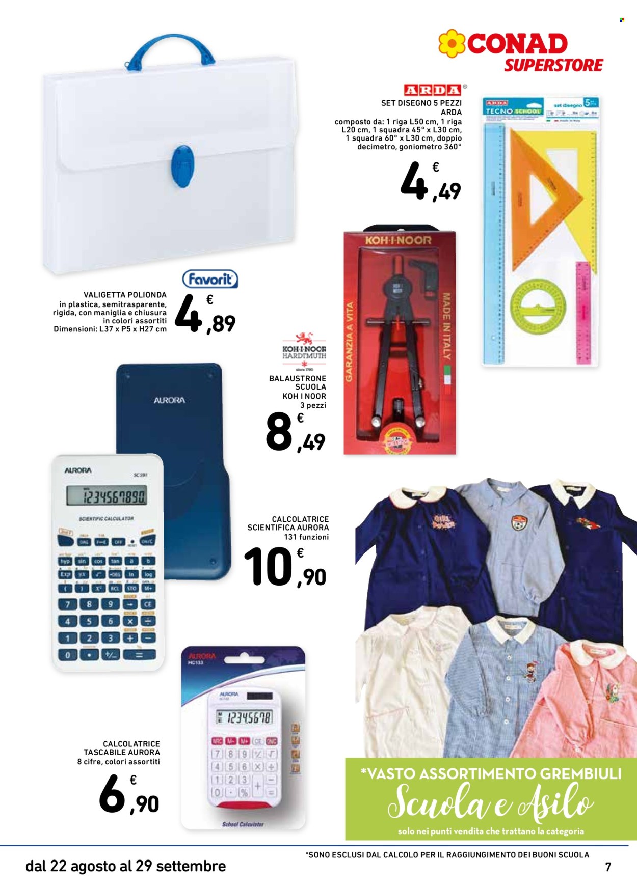Leták Conad - 22.8.2024 - 29.9.2024. Strana 7