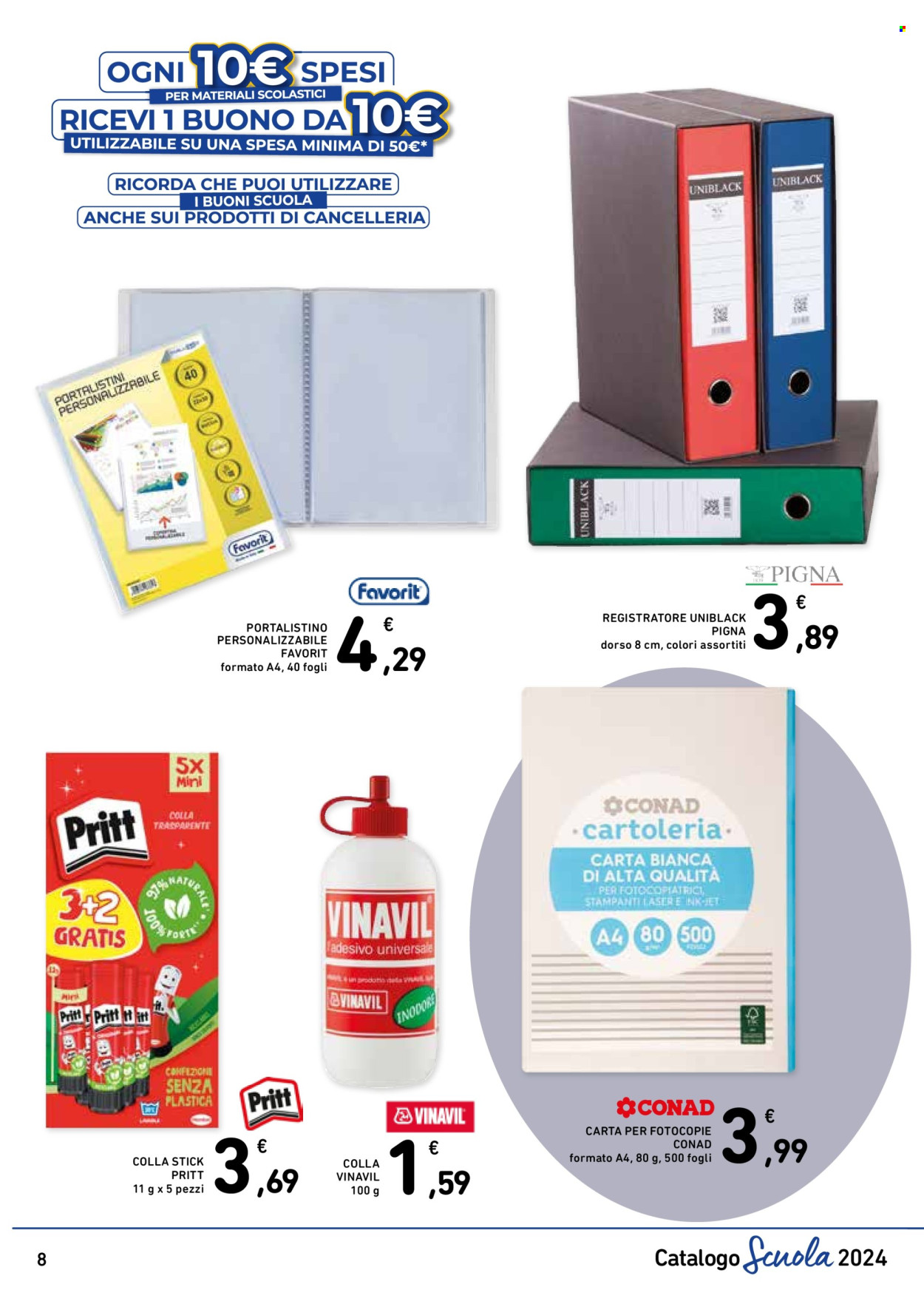 Leták Conad - 22.8.2024 - 29.9.2024. Strana 8