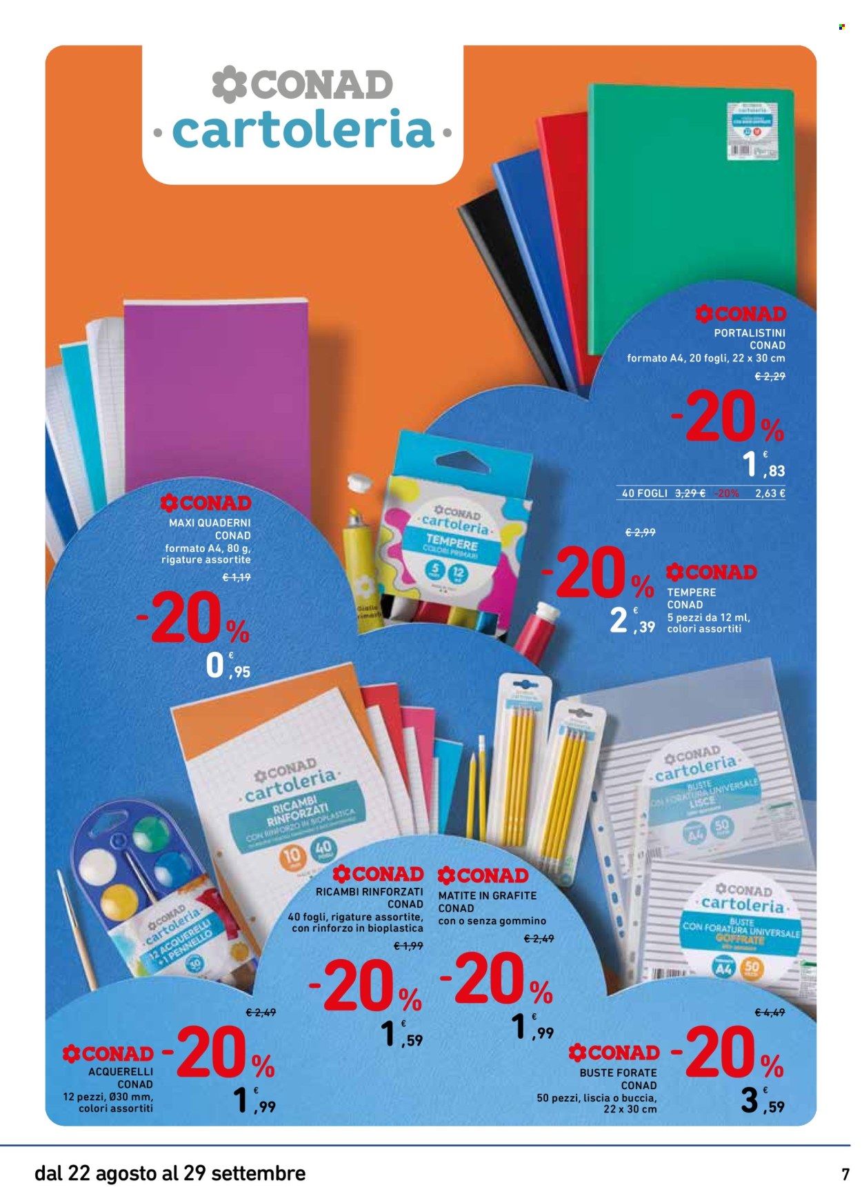 Volantino Conad Superstore - 22/8/2024 - 29/9/2024. Pagina 7