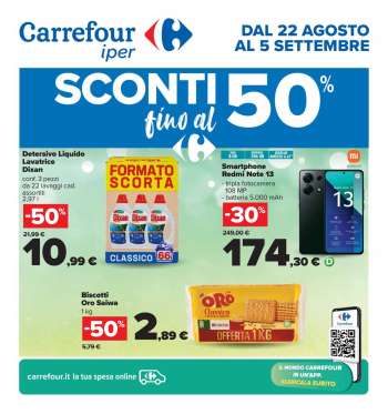 Volantino Carrefour - 22/8/2024 - 5/9/2024.