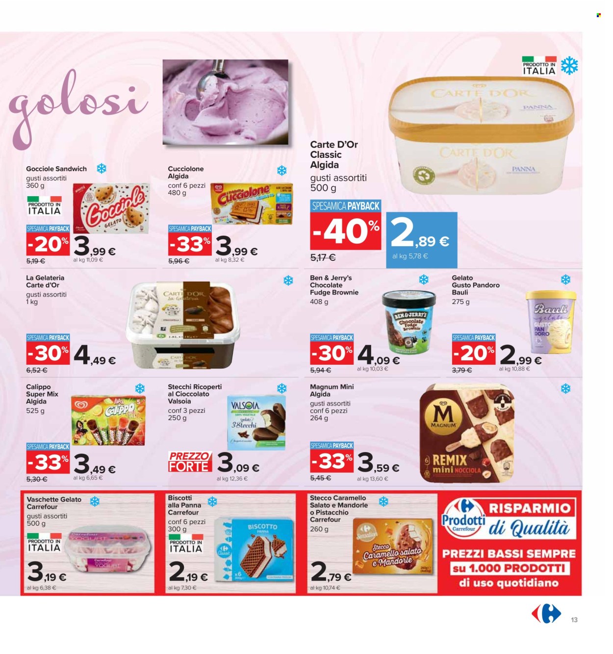 Volantino Carrefour - 22/8/2024 - 5/9/2024. Pagina 13