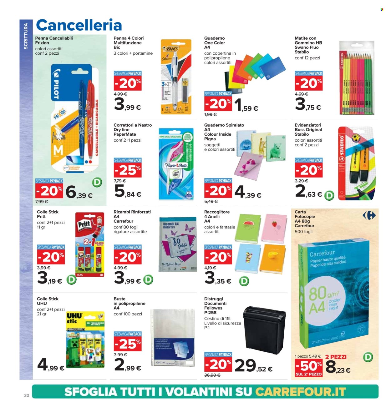 Leták Carrefour - 22.8.2024 - 5.9.2024. Strana 30