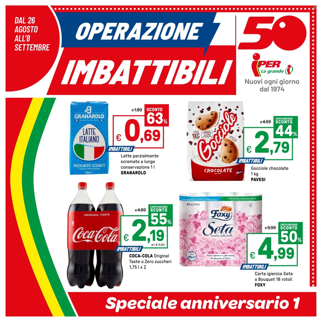 Volantino Iper, La grande i - 26/8/2024 - 8/9/2024. Pagina 1