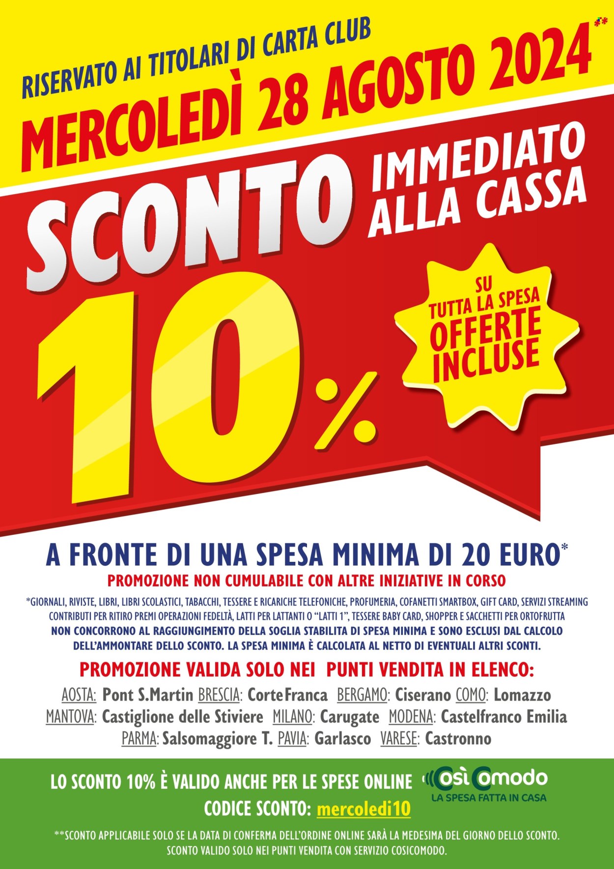 Volantino Famila - 28/8/2024 - 28/8/2024. Pagina 2