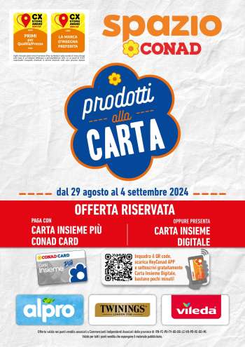 Volantino Spazio Conad - 29/8/2024 - 4/9/2024.