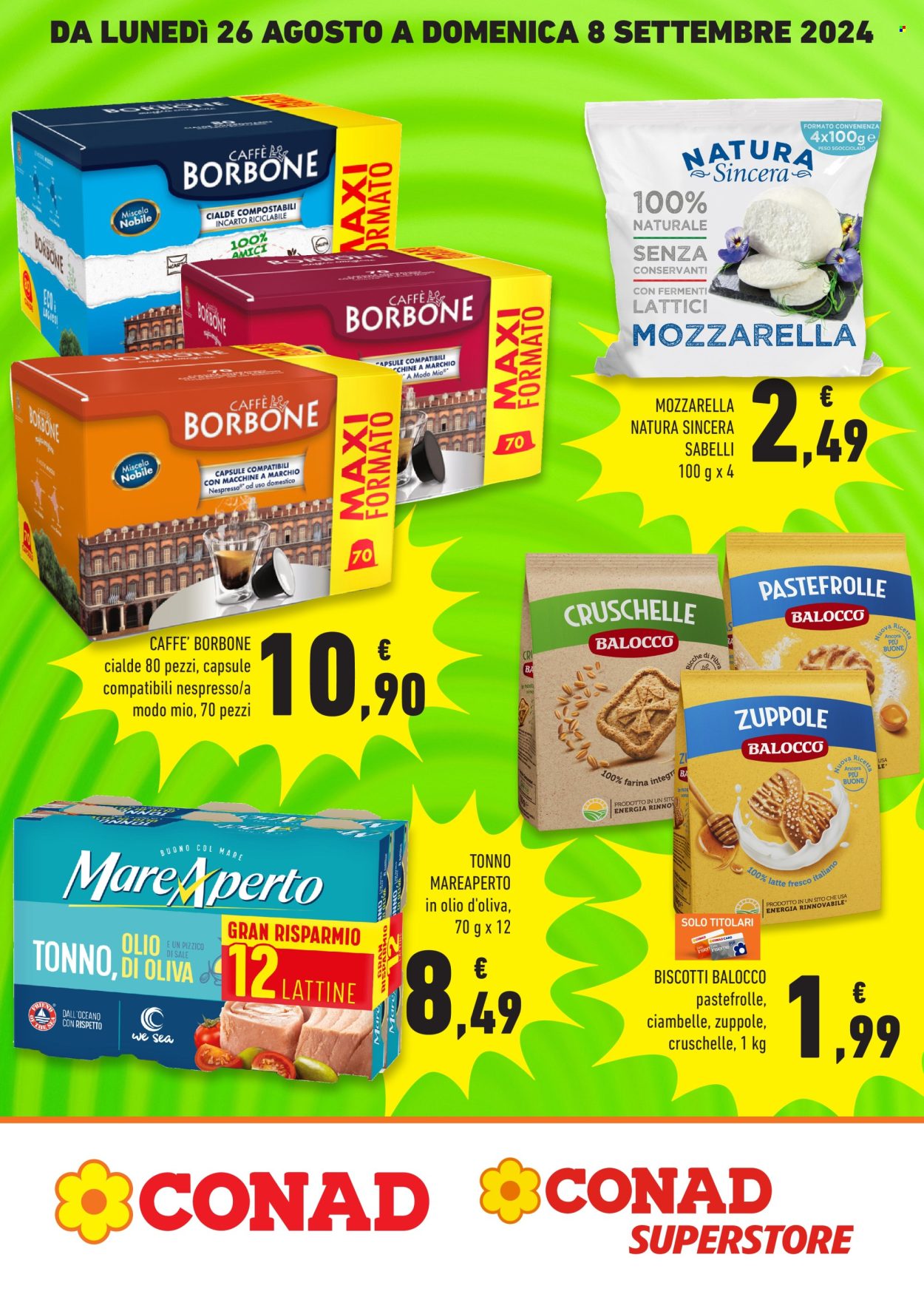 Volantino Conad - 26/8/2024 - 8/9/2024. Pagina 1