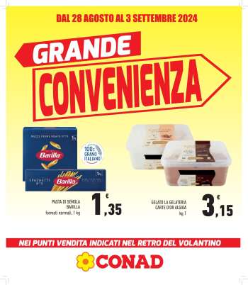 Volantino Conad - 28/8/2024 - 3/9/2024.