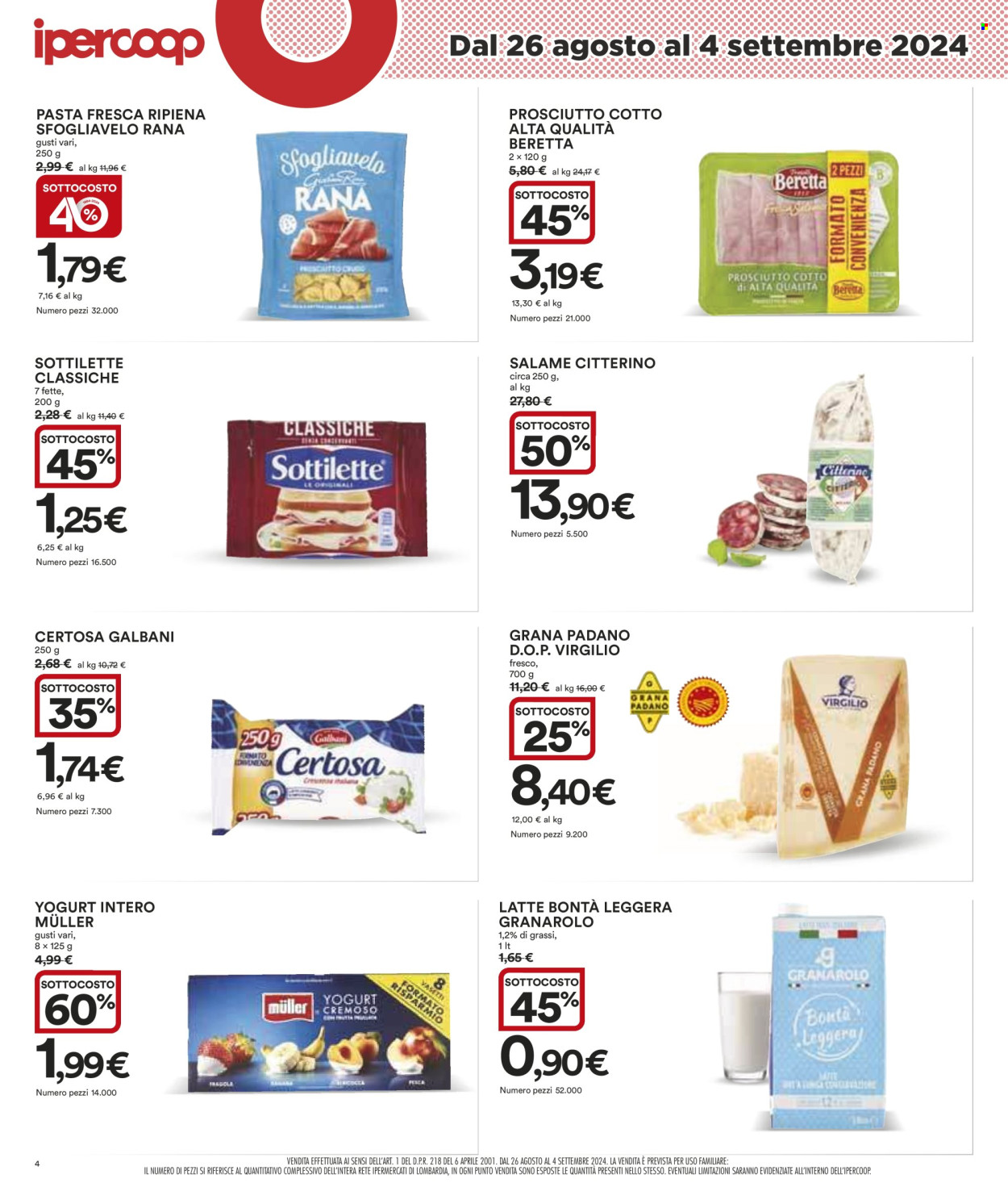 Volantino Coop - 26/8/2024 - 4/9/2024. Pagina 4