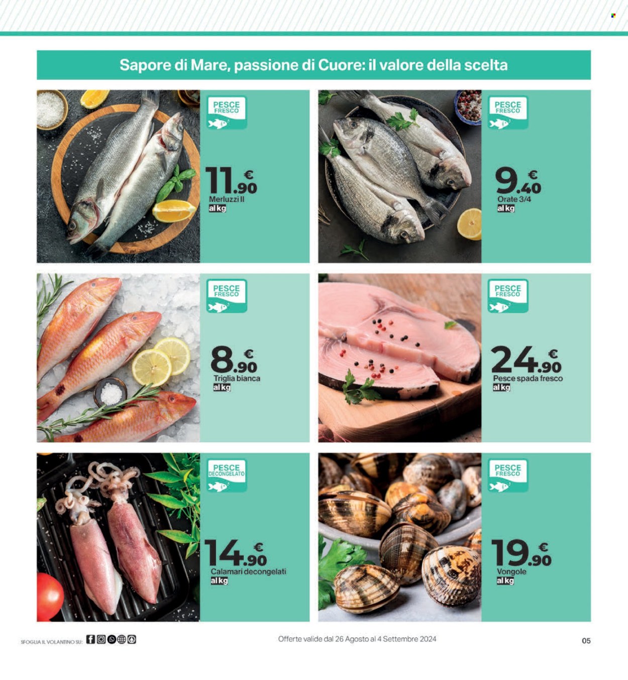 Volantino Eurospar - 26/8/2024 - 4/9/2024. Pagina 5
