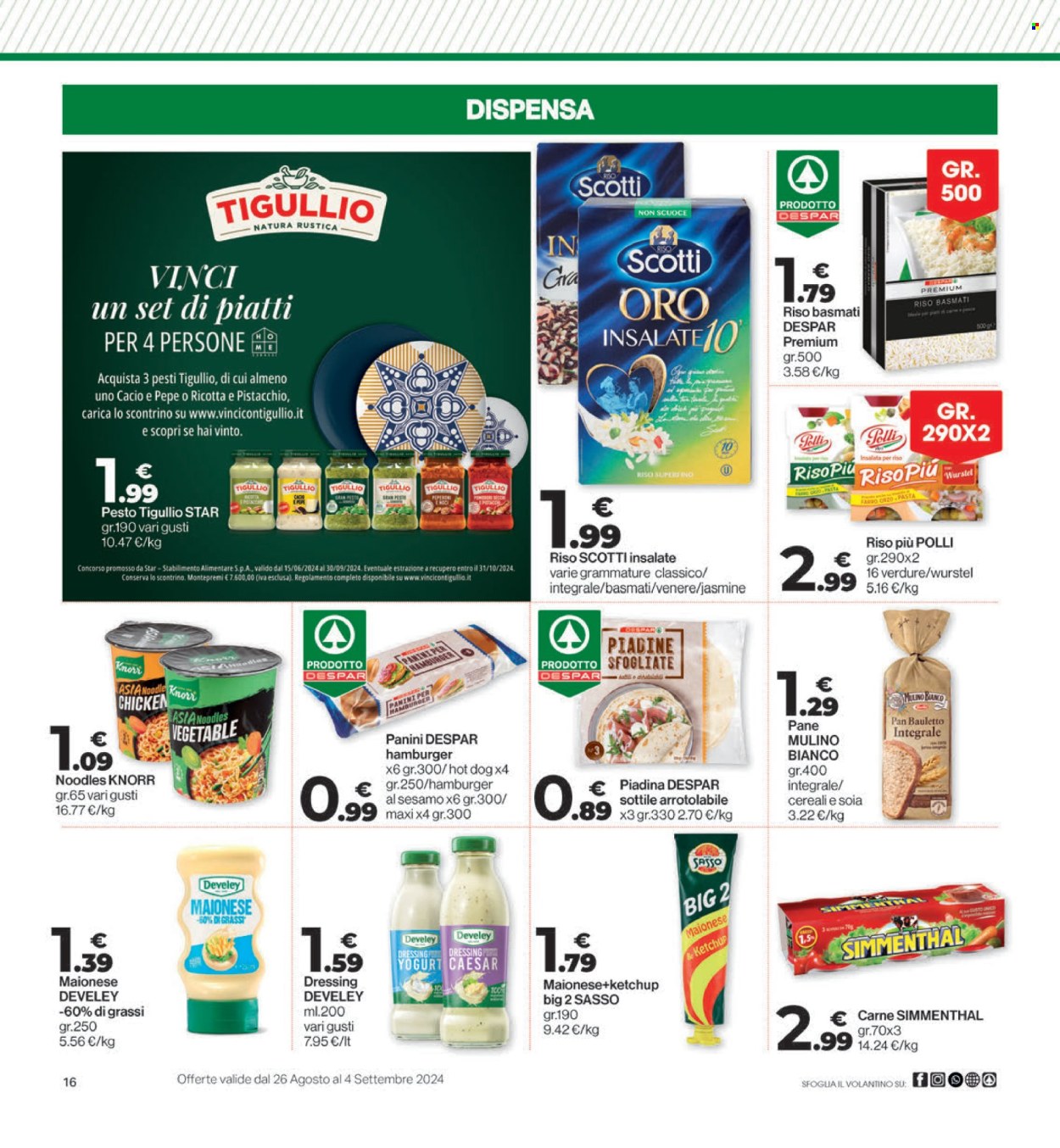 Volantino Eurospar - 26/8/2024 - 4/9/2024. Pagina 16