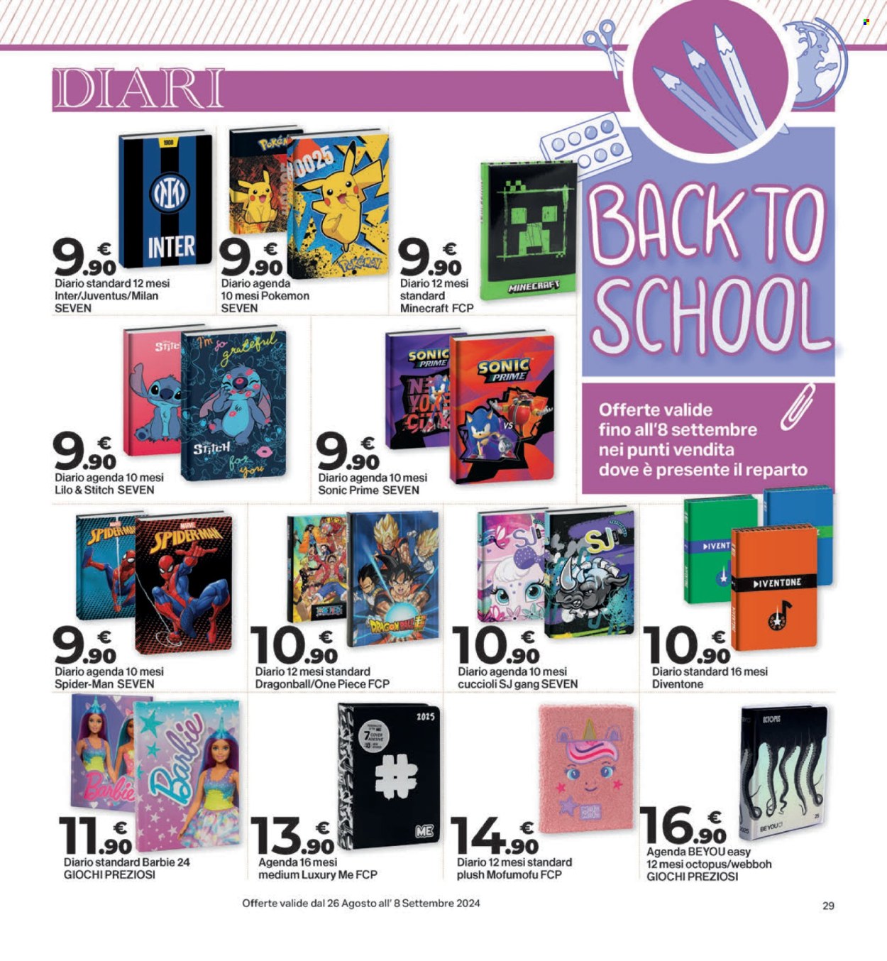 Volantino Eurospar - 26/8/2024 - 4/9/2024. Pagina 29