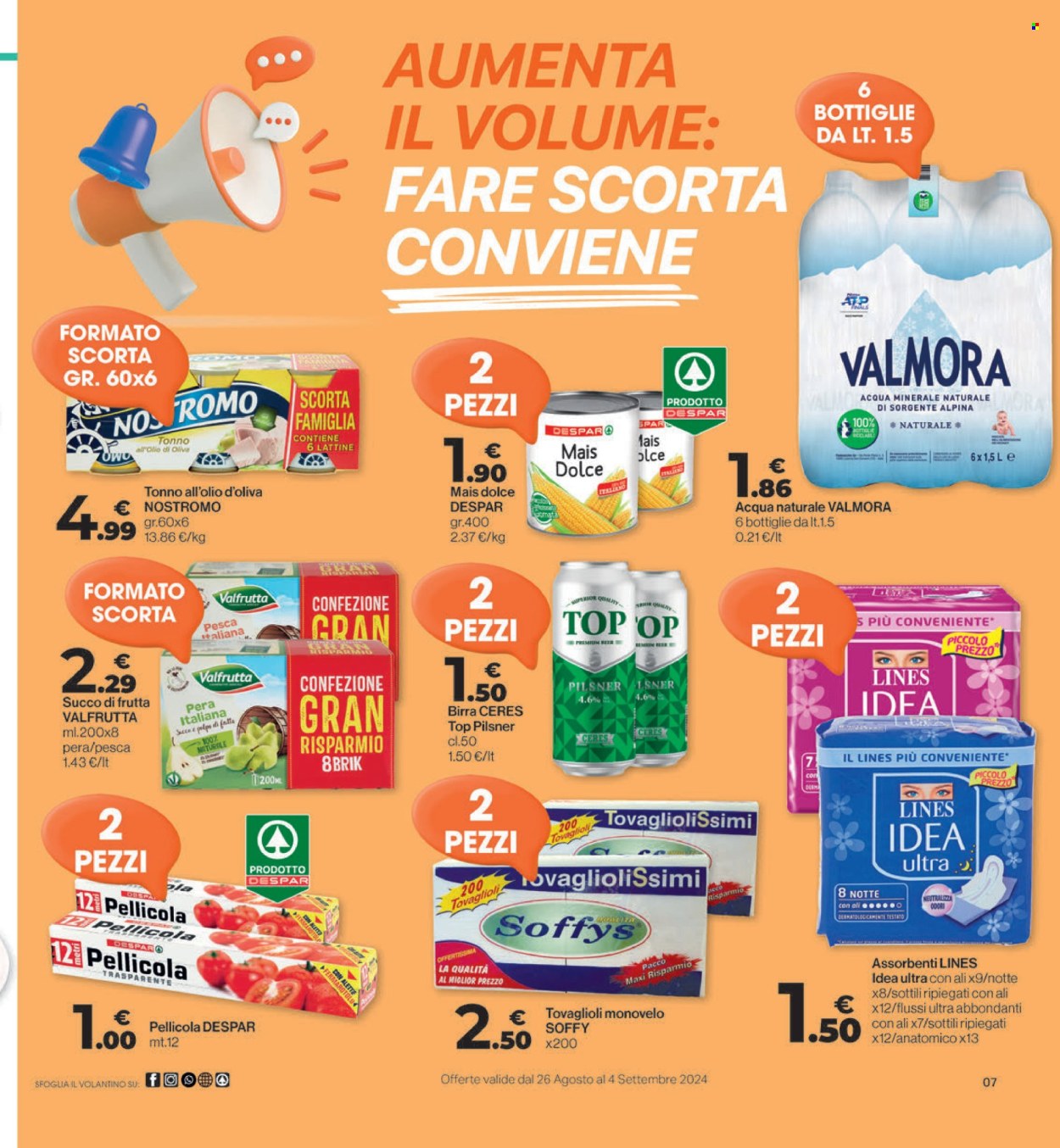 Volantino Interspar - 26/8/2024 - 4/9/2024. Pagina 7