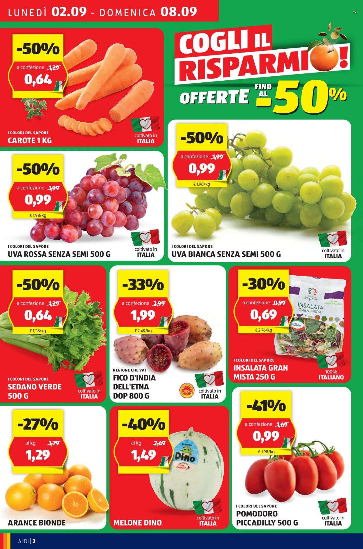 Volantino Aldi - 2/9/2024 - 8/9/2024. Pagina 2