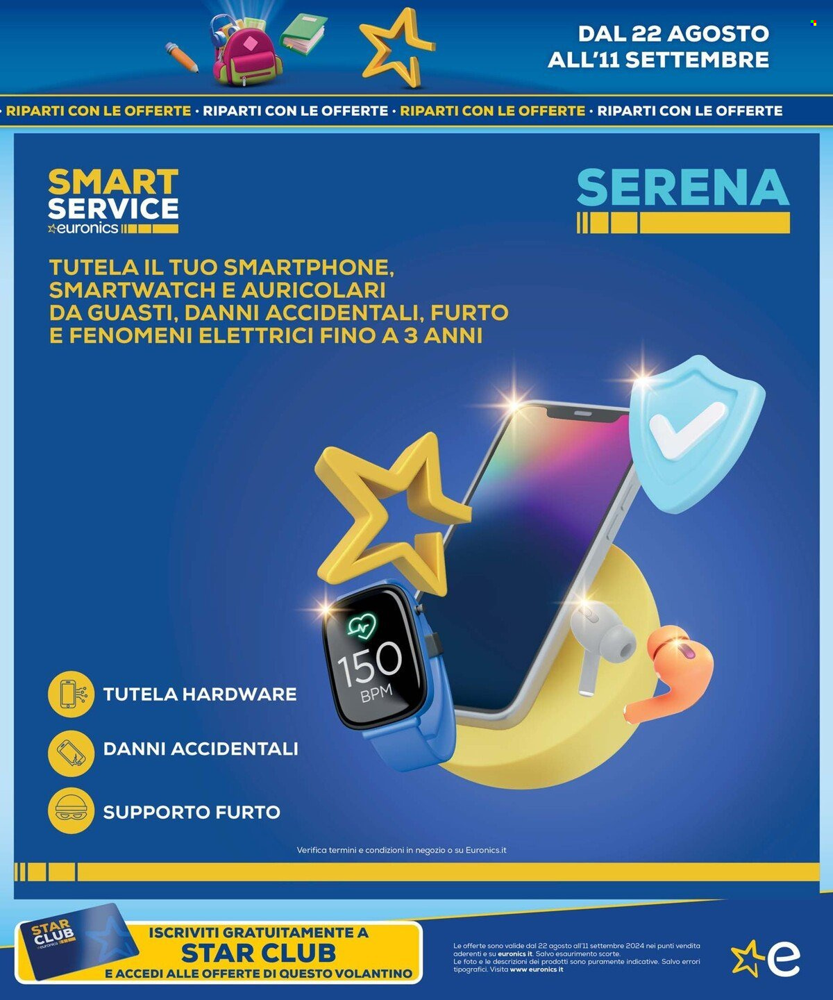 Volantino Euronics - 22/8/2024 - 11/9/2024. Pagina 11