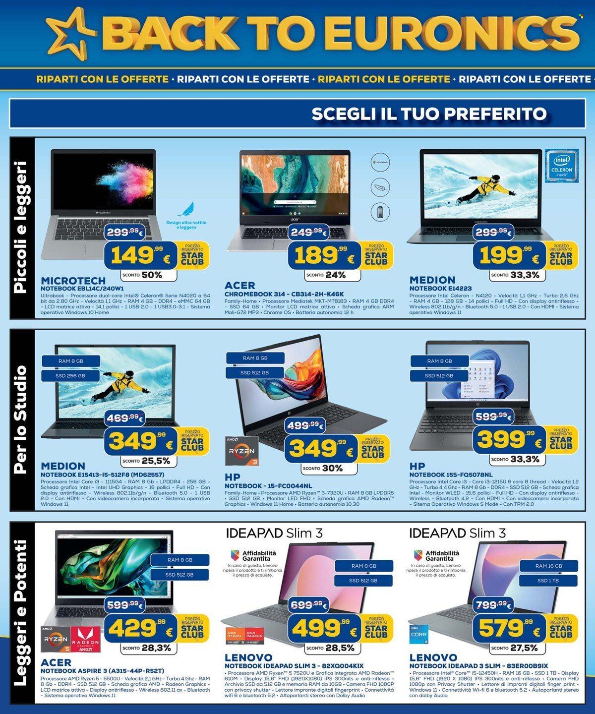 Volantino Euronics - 22/8/2024 - 11/9/2024. Pagina 18