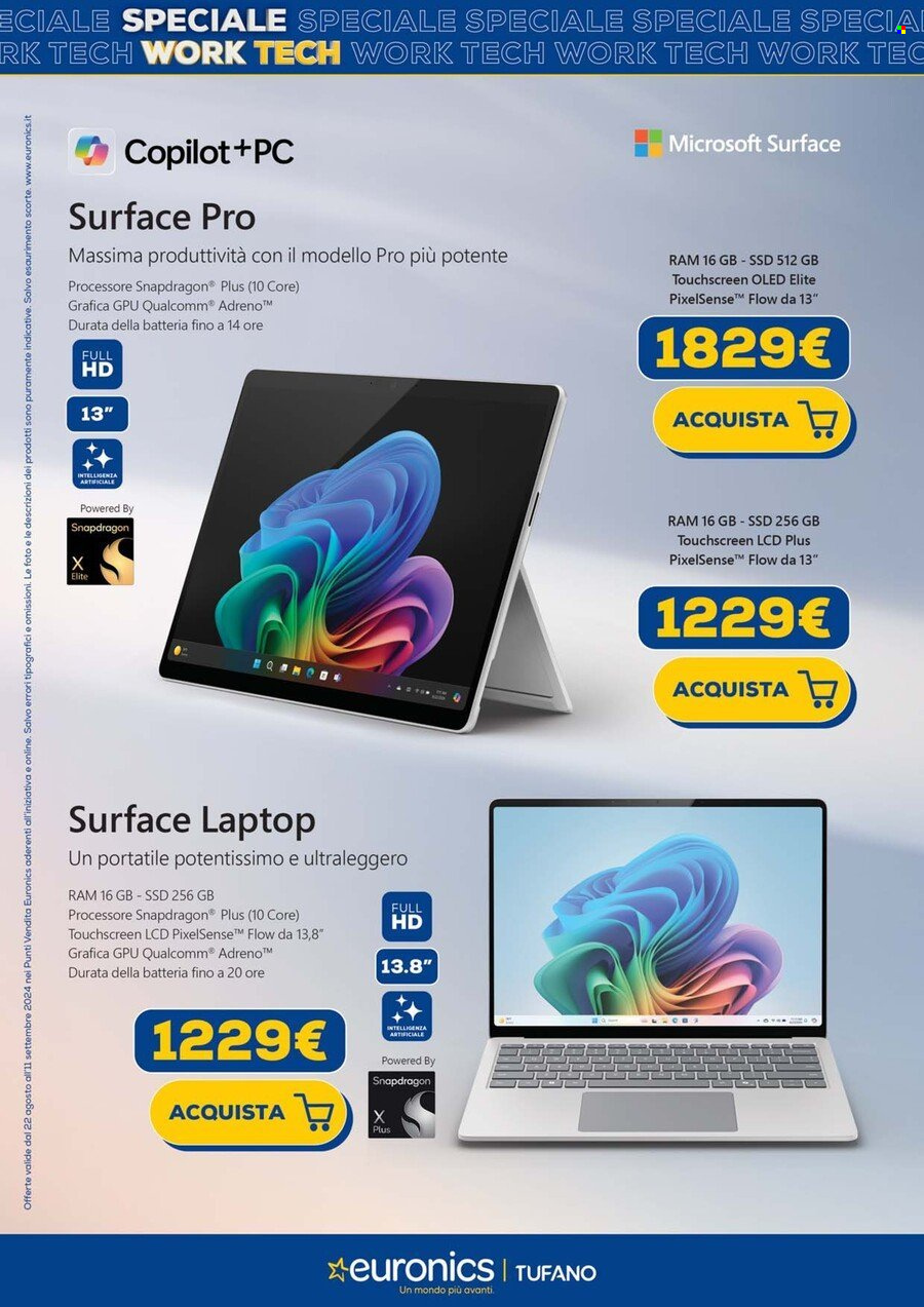 Volantino Euronics - 22/8/2024 - 11/9/2024. Pagina 8