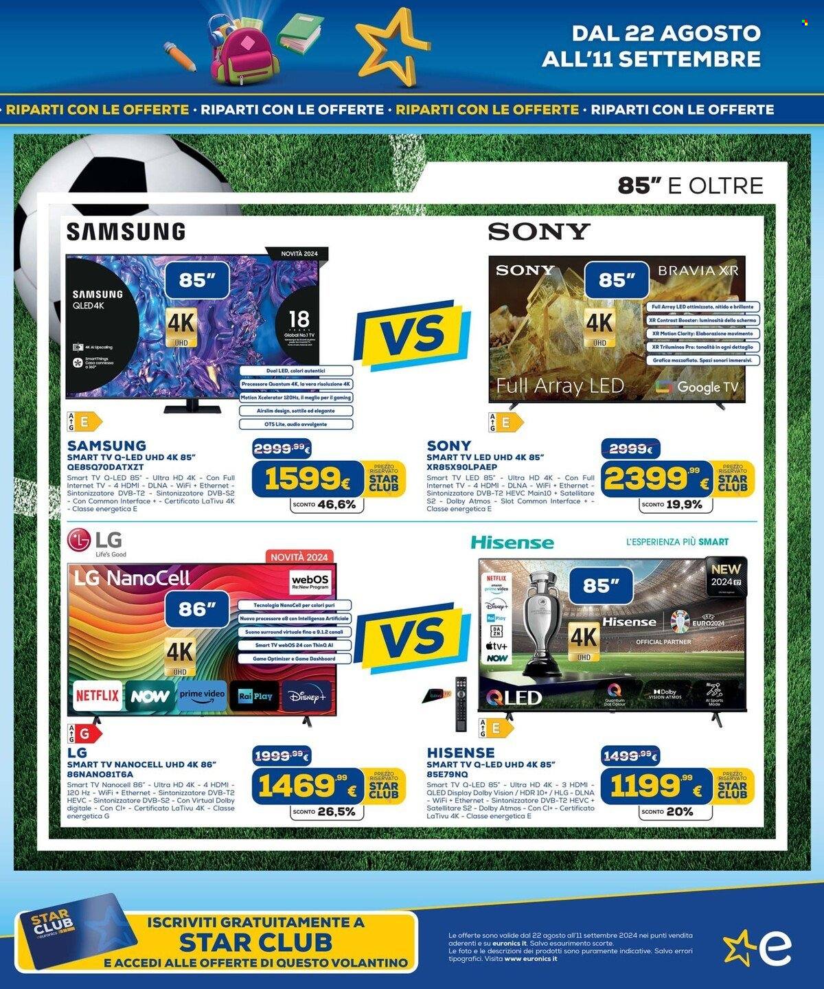 Volantino Euronics - 22/8/2024 - 11/9/2024. Pagina 25