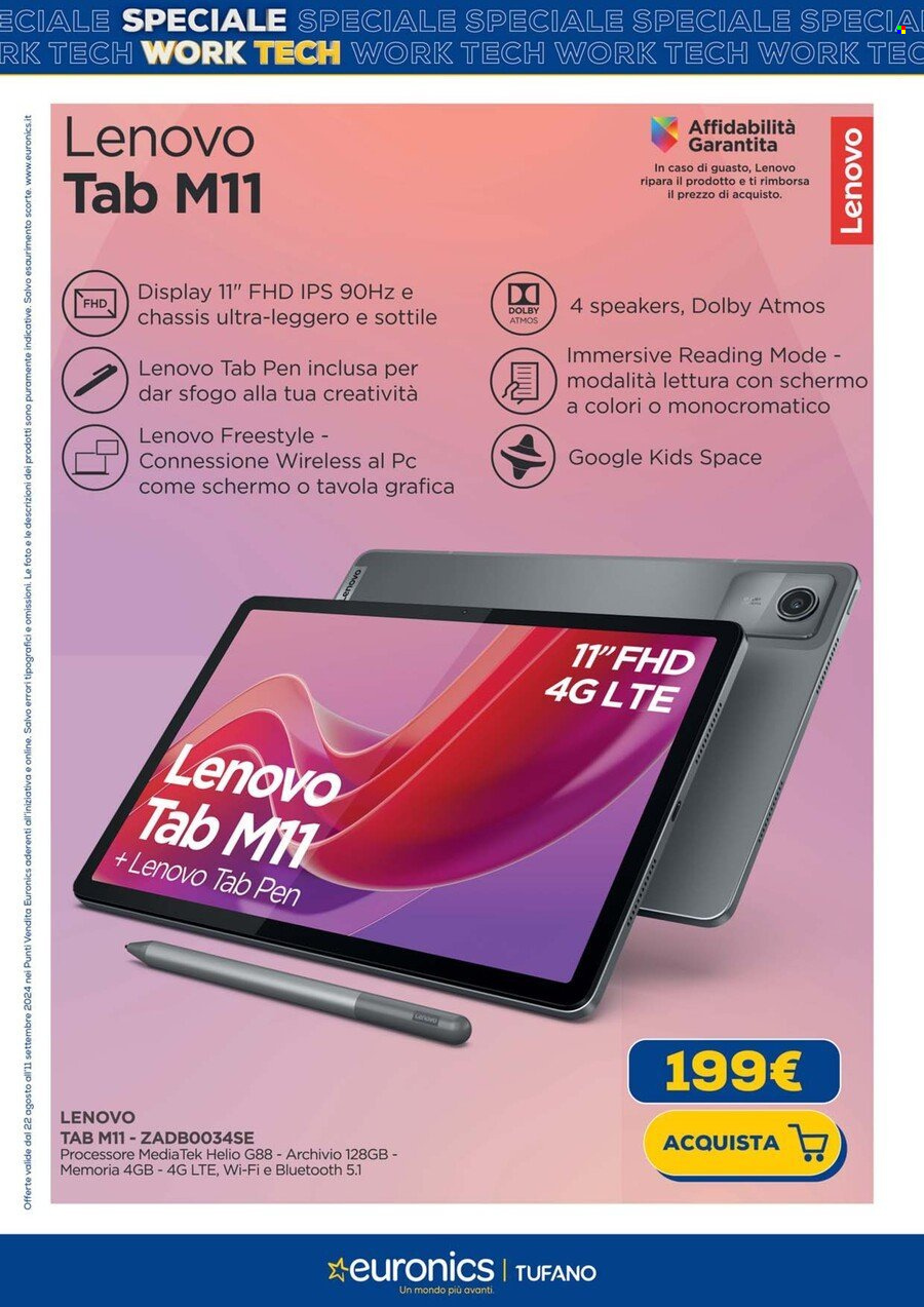 Volantino Euronics - 22/8/2024 - 11/9/2024. Pagina 13