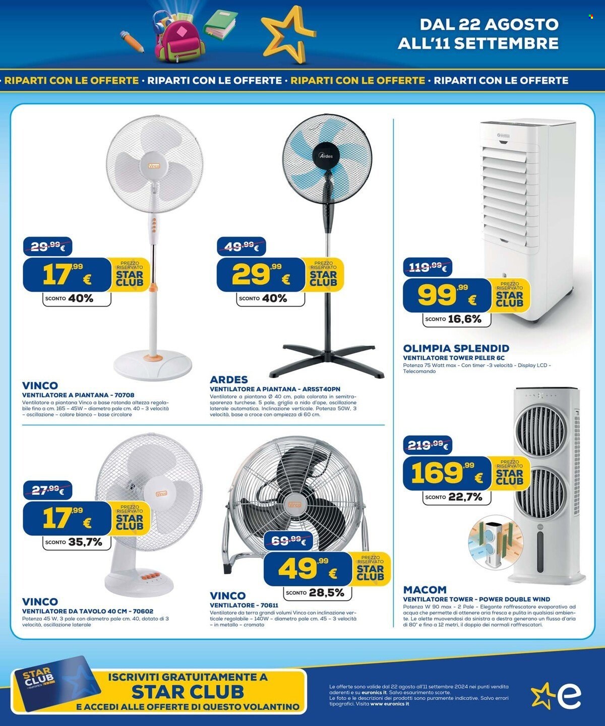 Volantino Euronics - 22/8/2024 - 11/9/2024. Pagina 43