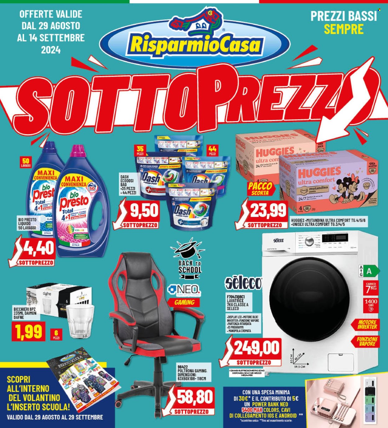 Leták Risparmio Casa - 29.8.2024 - 14.9.2024. Strana 1
