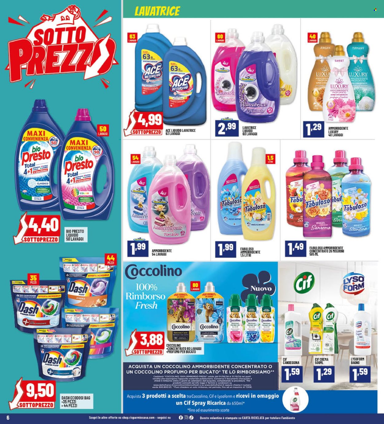 Volantino Risparmio Casa - 29/8/2024 - 14/9/2024. Pagina 6