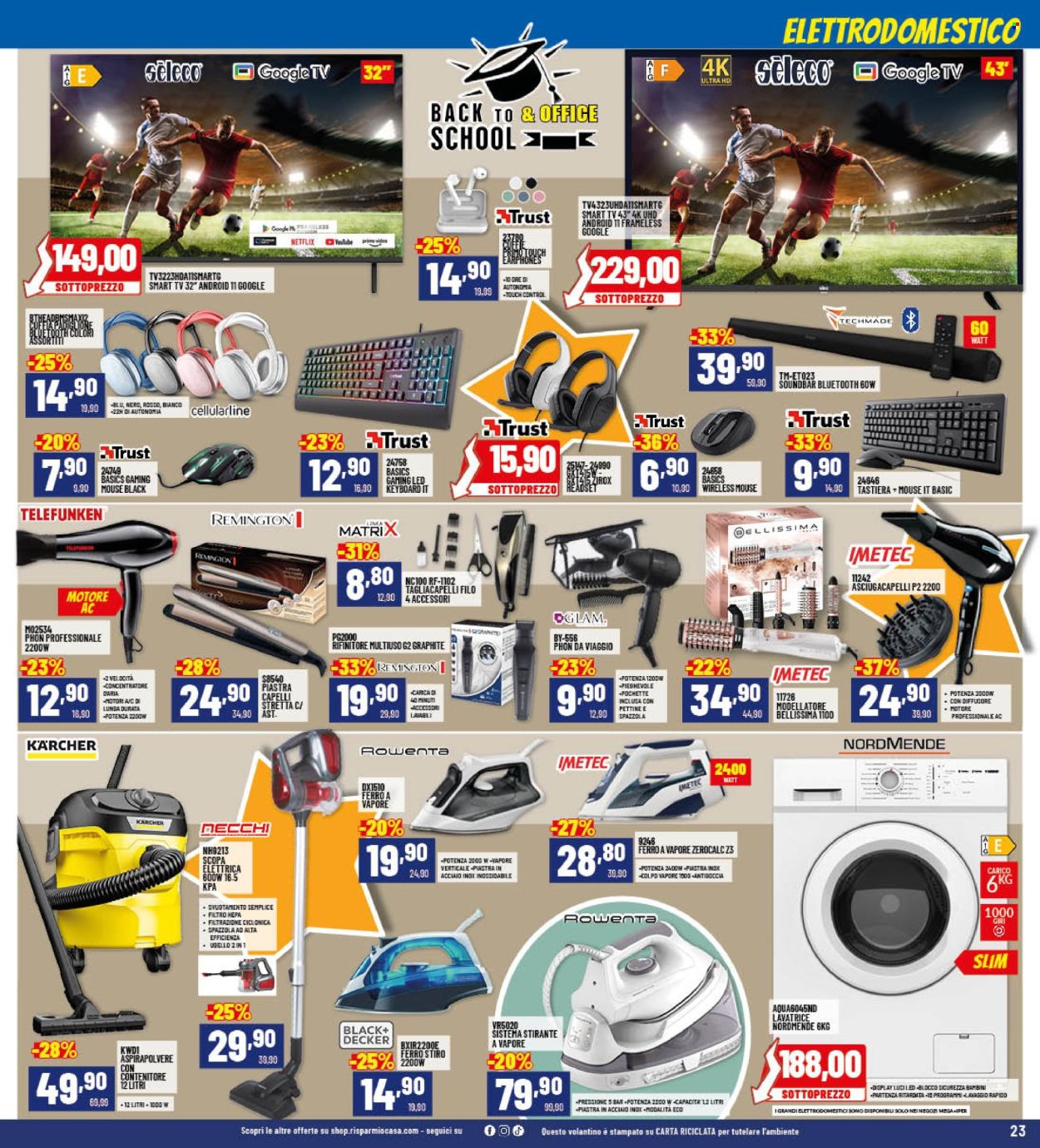 Volantino Risparmio Casa - 29/8/2024 - 14/9/2024. Pagina 23