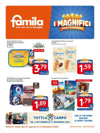 Volantino Famila - 27/8/2024 - 4/9/2024.