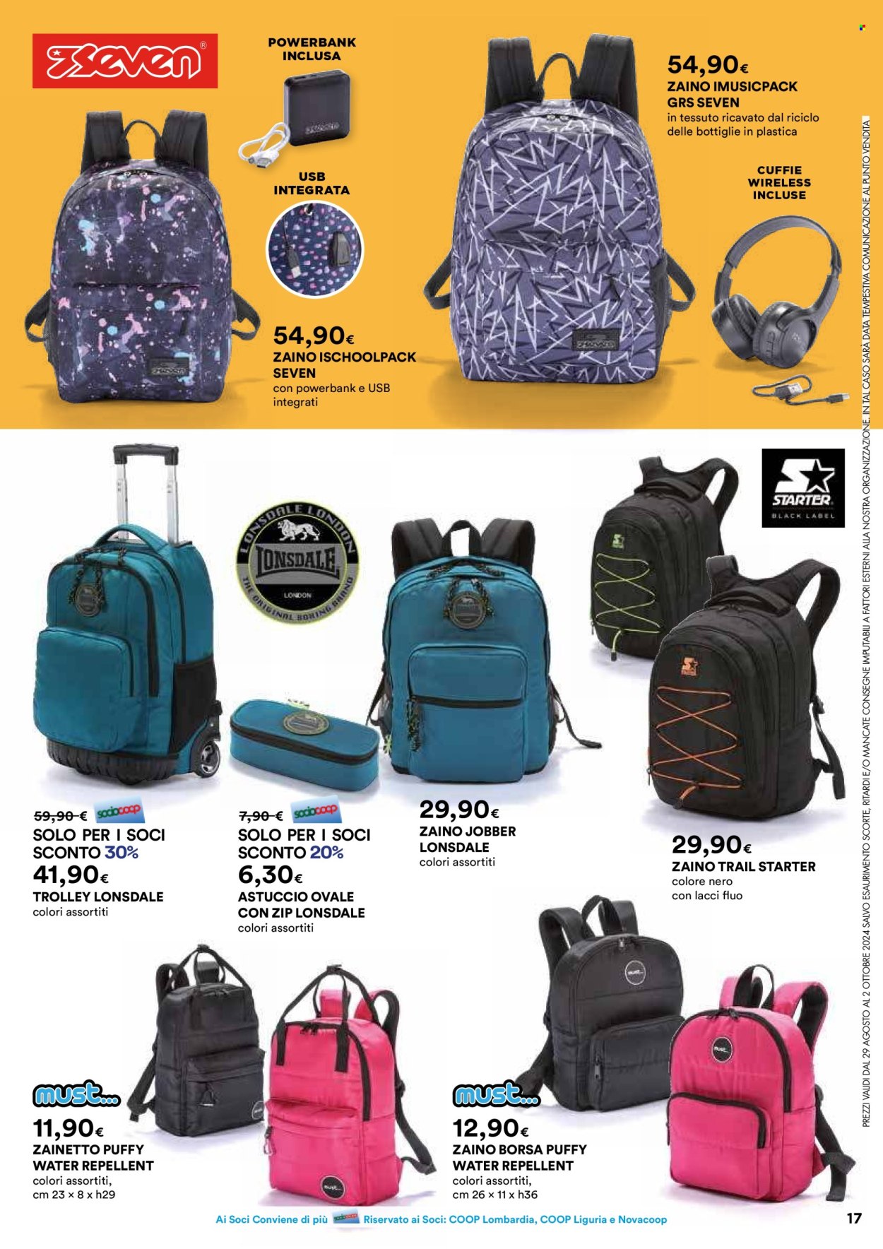 Volantino Coop - 29/8/2024 - 2/10/2024. Pagina 17