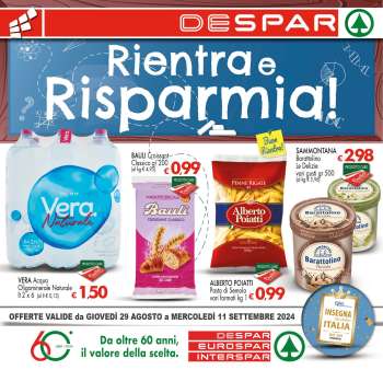 Volantino Despar - 29/8/2024 - 11/9/2024.