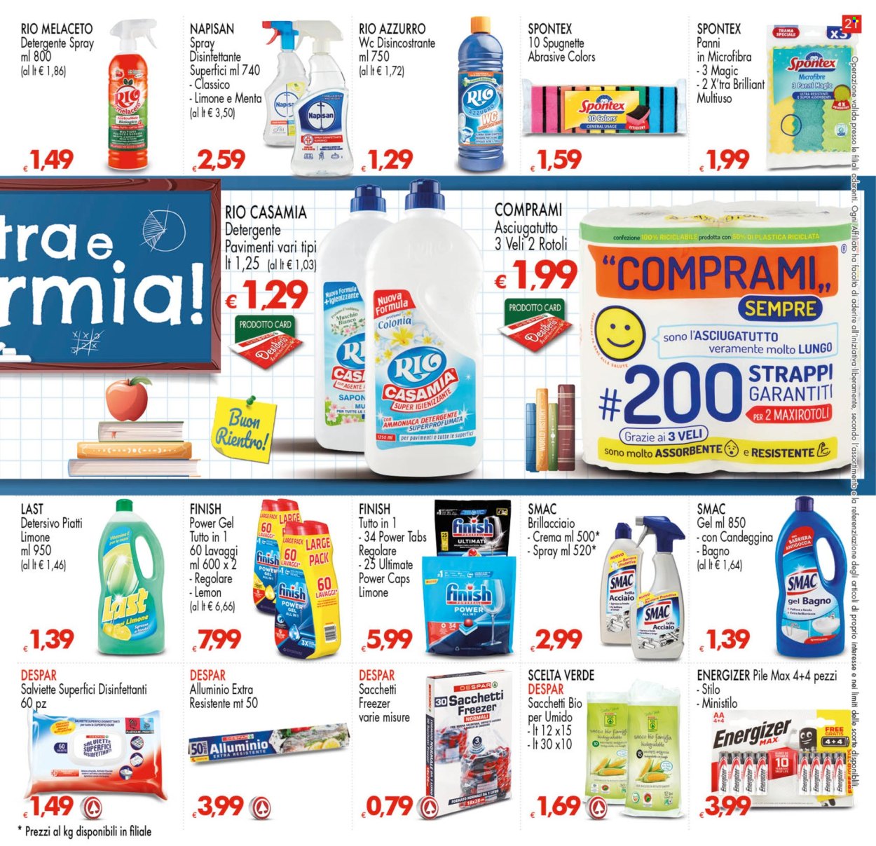 Volantino Eurospar - 29/8/2024 - 11/9/2024. Pagina 21