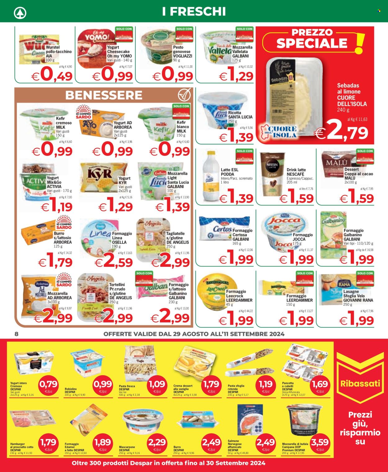 Volantino Despar - 29/8/2024 - 11/9/2024. Pagina 8