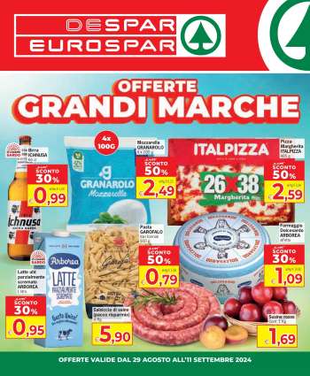 Volantino Eurospar - 29/8/2024 - 11/9/2024.