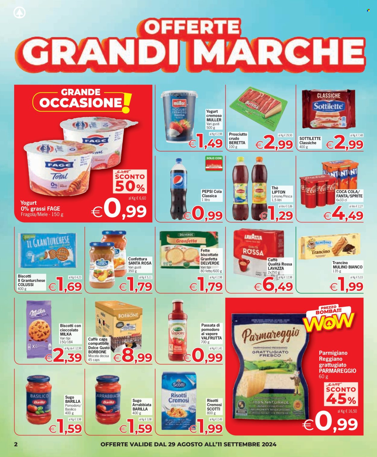 Volantino Eurospar - 29/8/2024 - 11/9/2024. Pagina 2