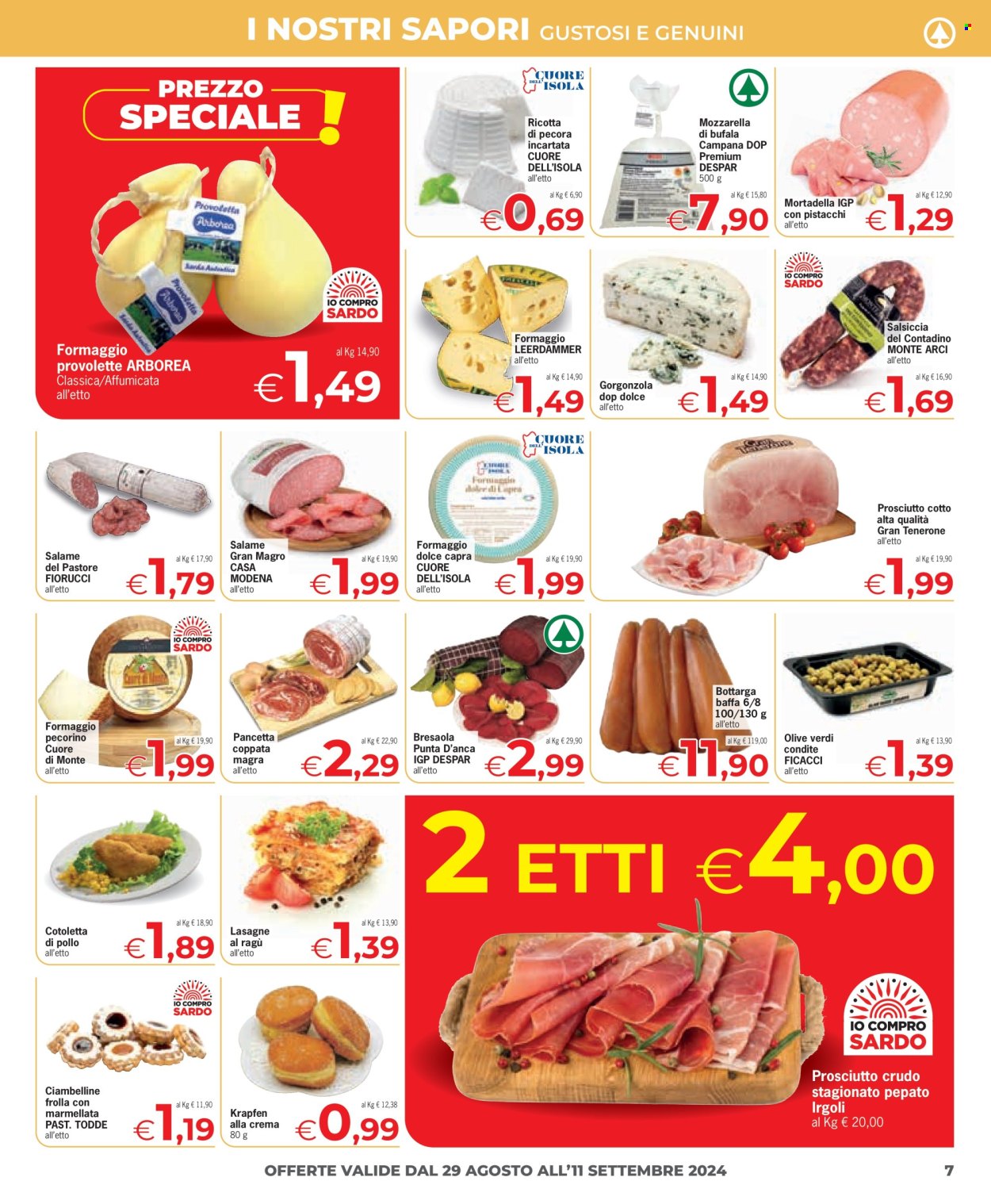 Volantino Eurospar - 29/8/2024 - 11/9/2024. Pagina 7