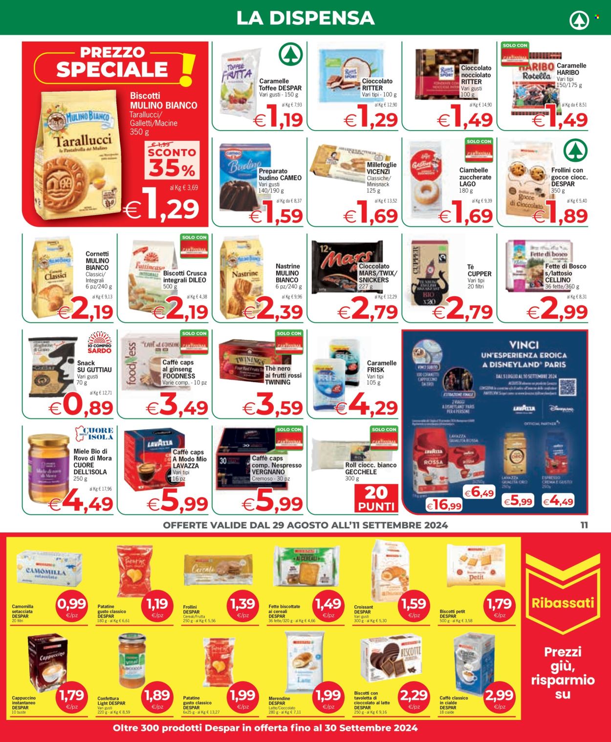 Leták Eurospar - 29.8.2024 - 11.9.2024. Strana 11