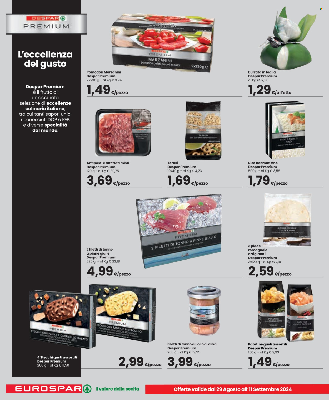 Volantino Eurospar - 29/8/2024 - 11/9/2024. Pagina 14