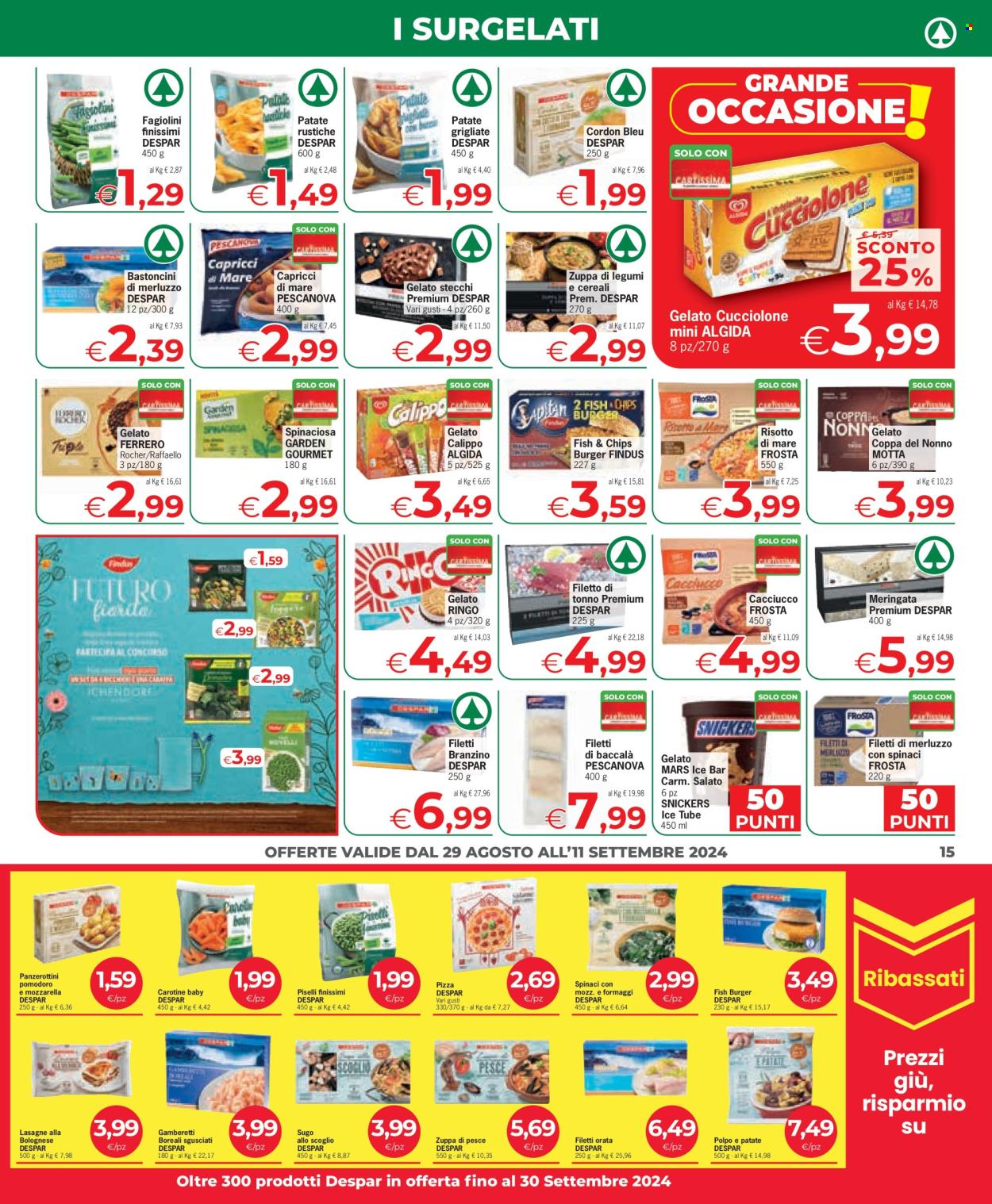 Leták Eurospar - 29.8.2024 - 11.9.2024. Strana 15