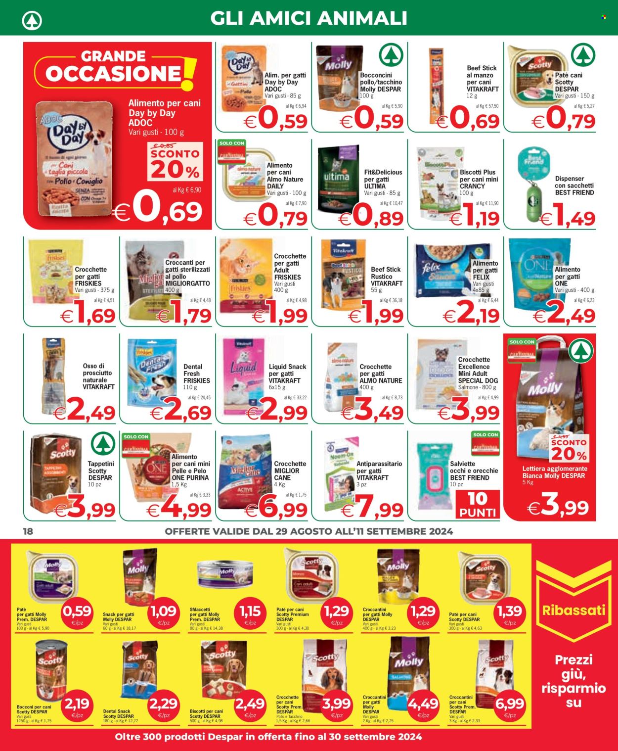 Leták Eurospar - 29.8.2024 - 11.9.2024. Strana 18