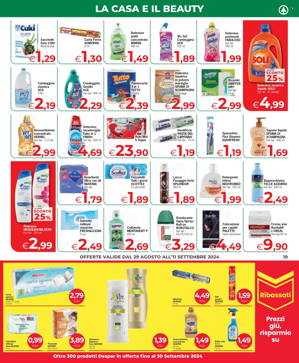 Leták Eurospar - 29.8.2024 - 11.9.2024. Strana 19