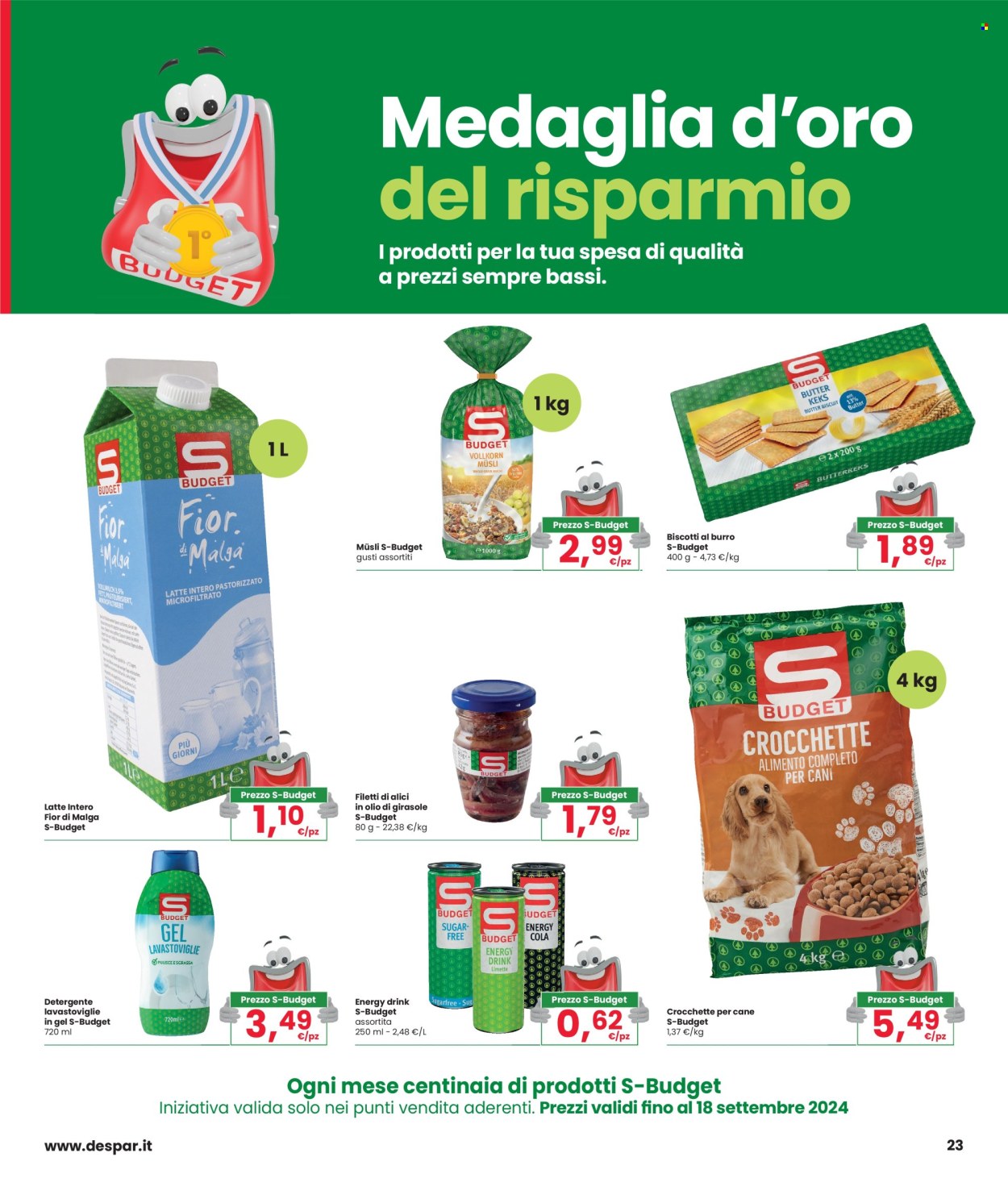 Volantino Interspar - 29/8/2024 - 11/9/2024. Pagina 23