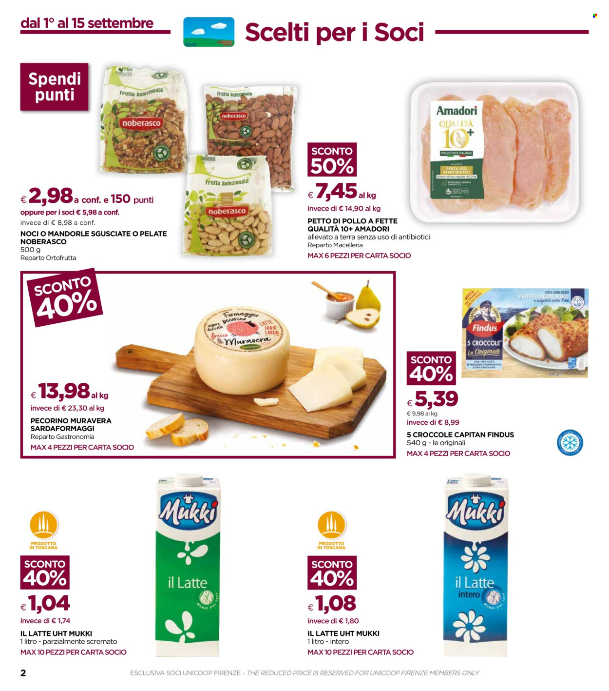 Leták Coop - 28.8.2024 - 10.9.2024. Strana 2