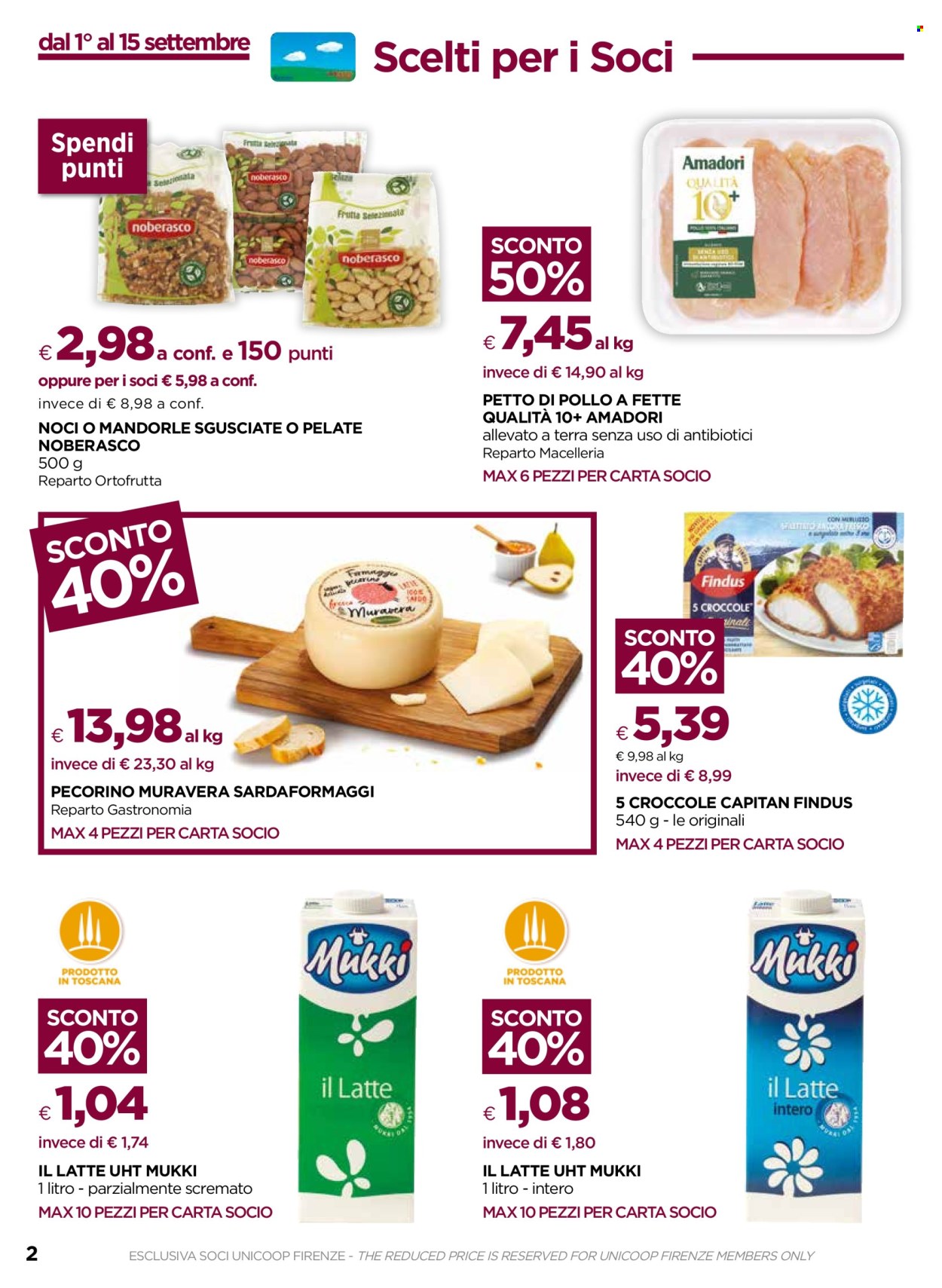 Leták Coop - 28.8.2024 - 10.9.2024. Strana 2