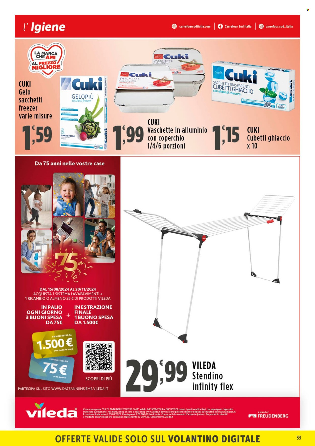 Volantino Carrefour - 29/8/2024 - 7/9/2024. Pagina 33
