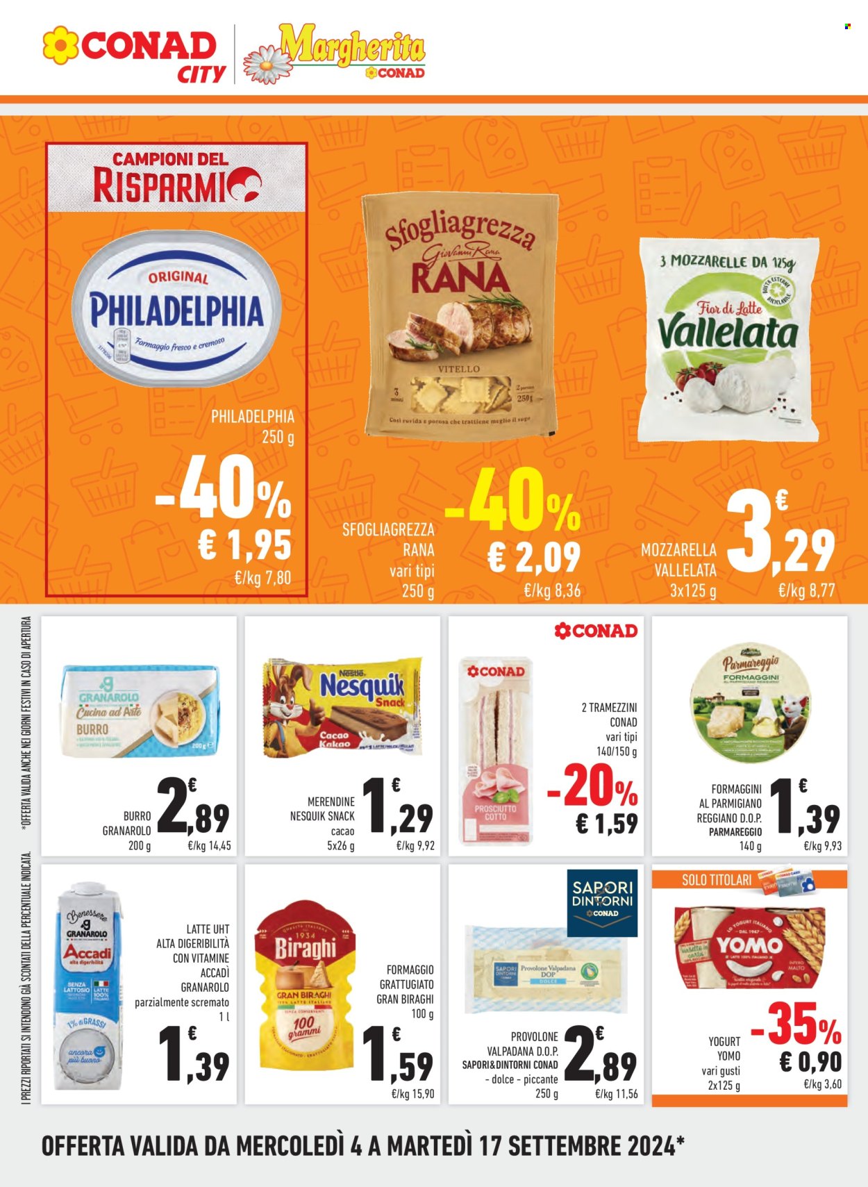 Volantino Margherita Conad - 4/9/2024 - 17/9/2024. Pagina 4