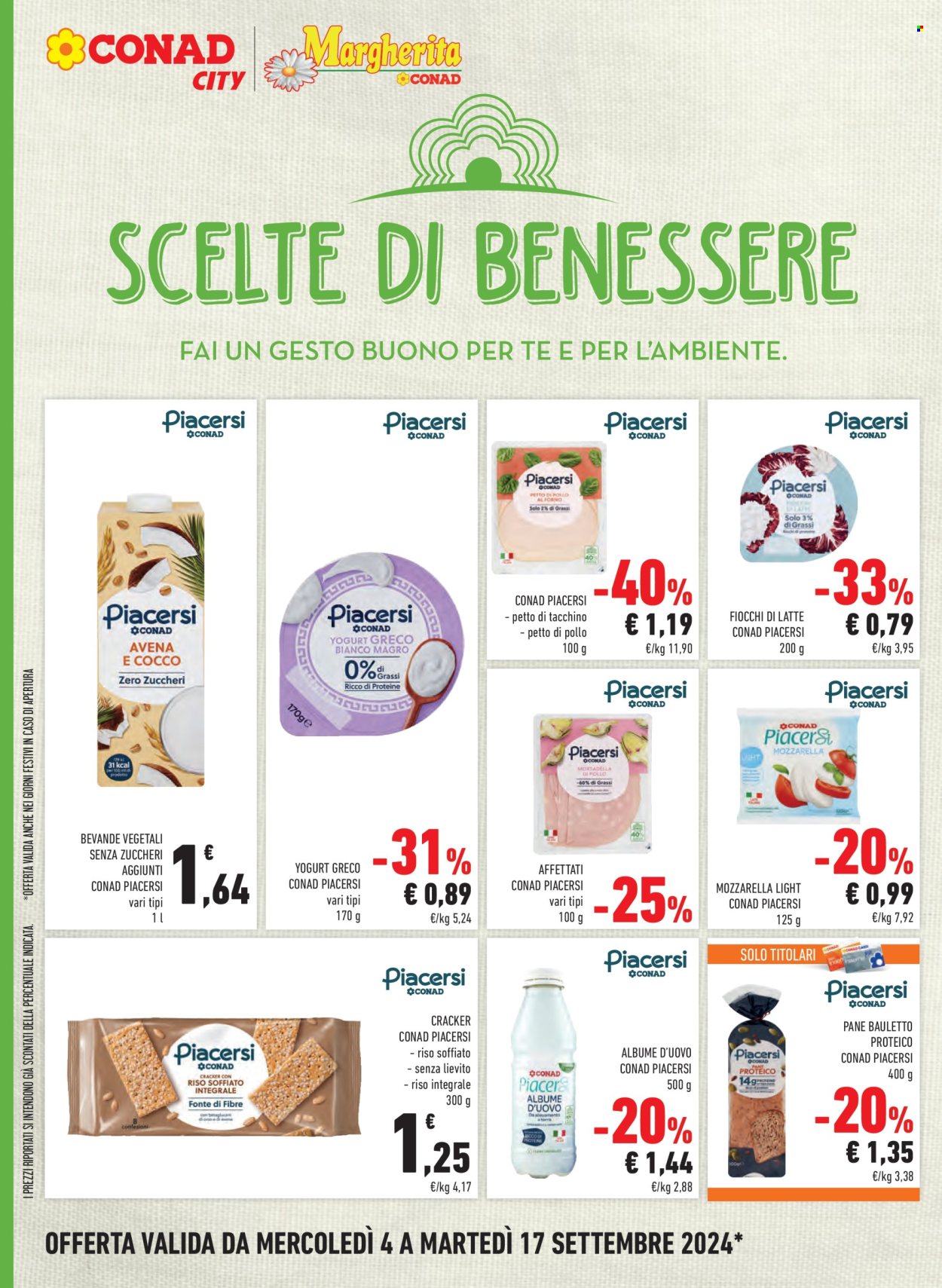 Volantino Margherita Conad - 4/9/2024 - 17/9/2024. Pagina 12