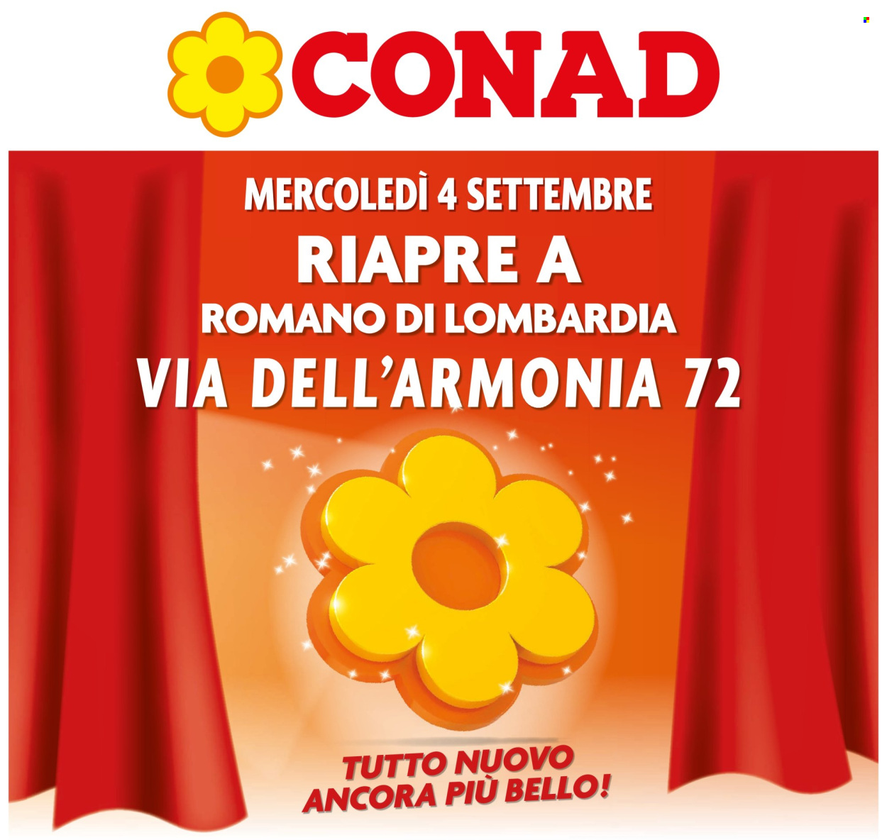 Leták Conad - 4.9.2024 - 17.9.2024. Strana 1