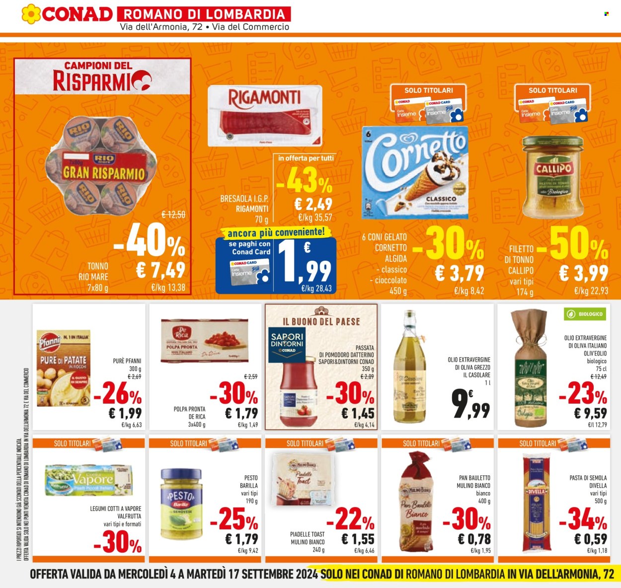 Leták Conad - 4.9.2024 - 17.9.2024. Strana 8